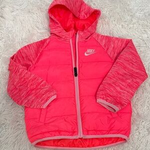 Nike Bright Pink Puffer Jacket